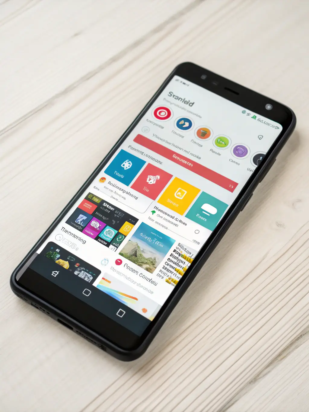 A smartphone displaying a mobile access app interface, unlocking a door. The setting is a modern apartment building entrance in Montreal.