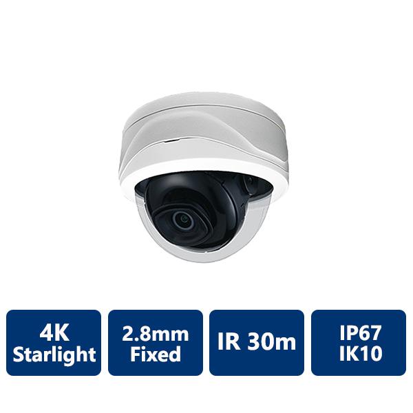 4K (8MP) Bullet Camera, 2.8mm Fixed (CAM-IP9328E-28)