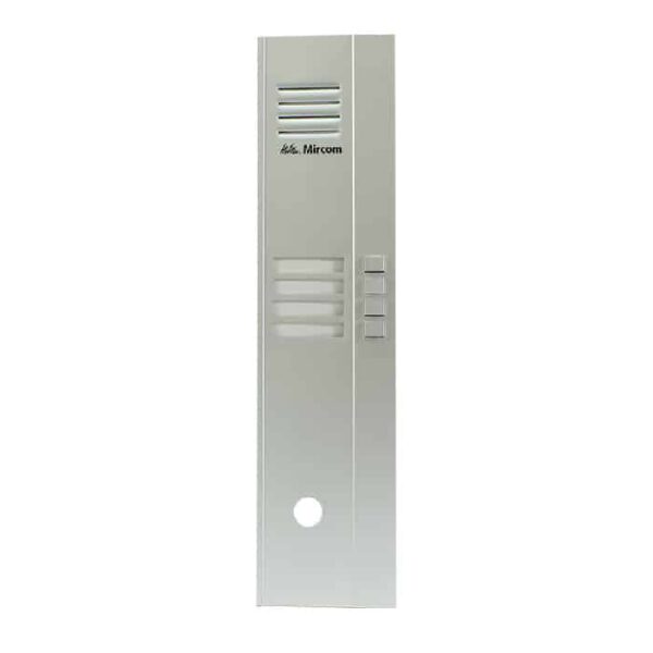 Mircom 4-Button Vandal-Resistant Intercom Panel with Postal Lock (Mircom-KVS-104P)