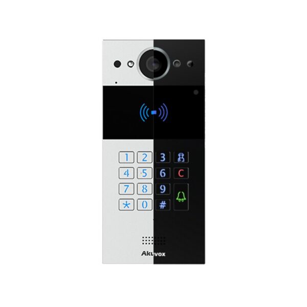 Akuvox Palm-Size Outdoor-Certified Doorphone – Black (VDP-AK-R20K-S-B)