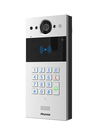 Akuvox Palm-Size Outdoor-Certified Doorphone – White (VDP-AK-R20K-S-W)